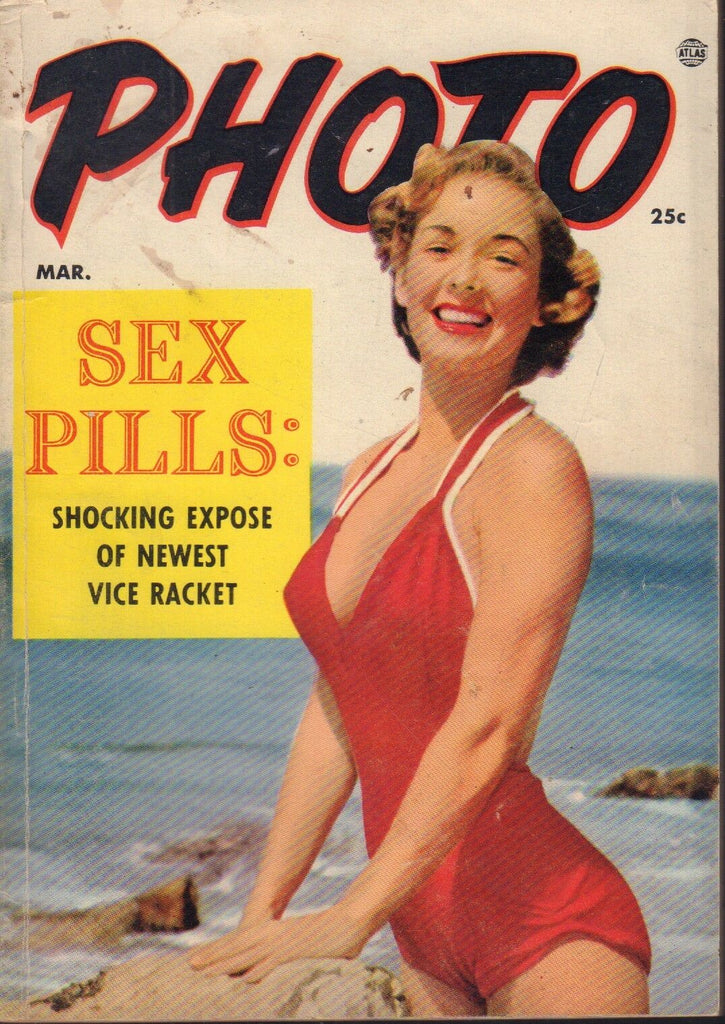 Photo Magazine March 1955 Sandy Constance Cheesecake Pin Up Girls 091218AME
