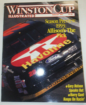 Winston Cup Magazine Gary Nelson & Harry Grant February 1993 121014R2