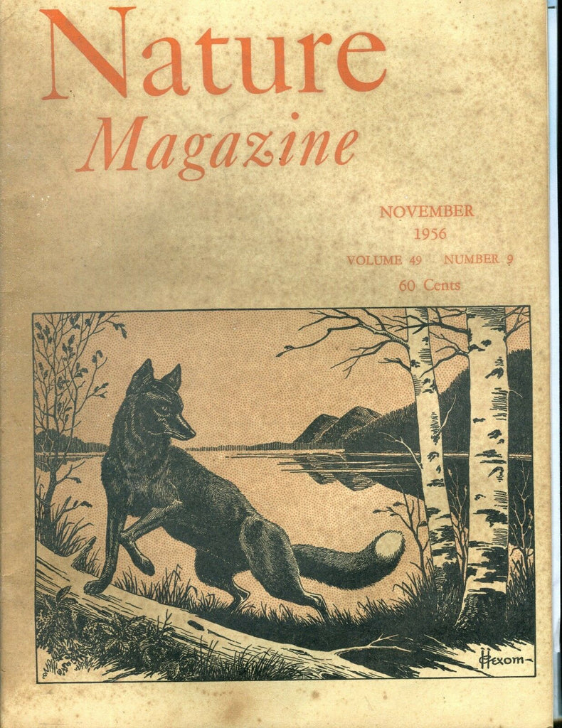 Nature Magazine November 1956 EX ML On Back 011617jhe