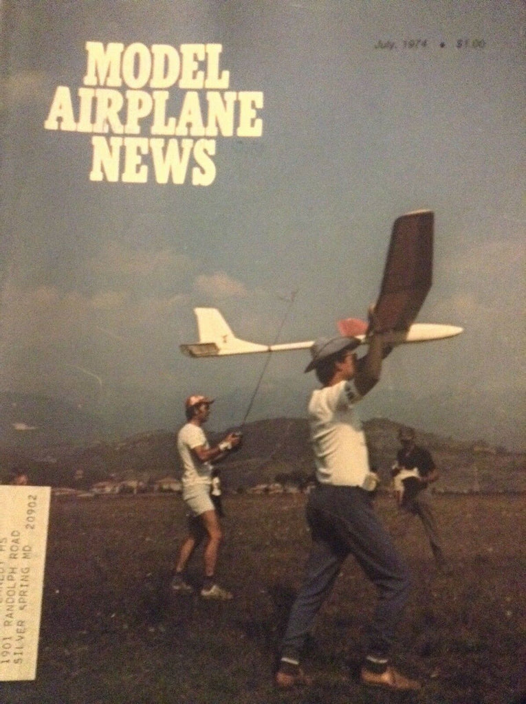 Model Airplane News Magazine Monocoupe 90 AL July 1974 010319nonrh