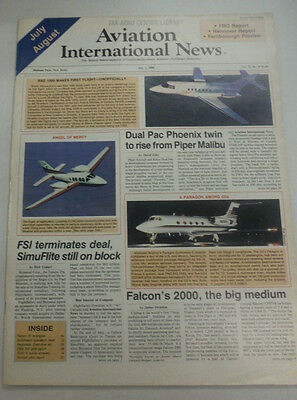Aviation International News Magazine Dual Pac Phoenix July 1990 FAL 061715R