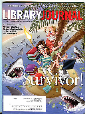 Library Journal Magazine April 1 2009 Survivor! EX FAA 030416jhe