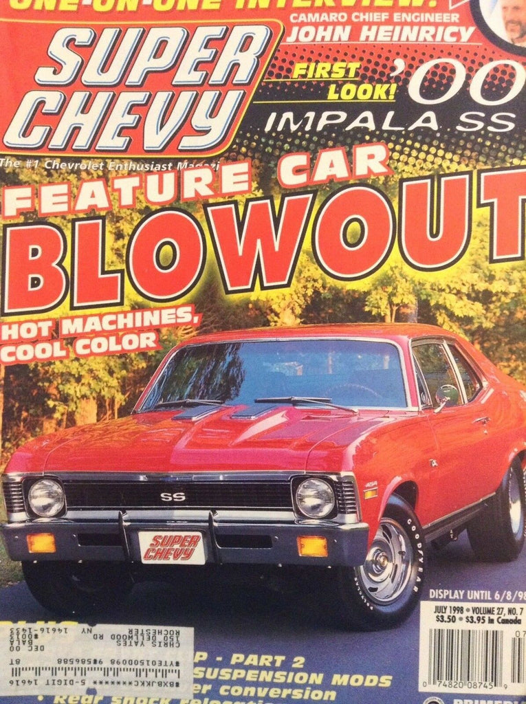 Super Chevy Magazine Suspension Mods 2000 Impala SS July 1998 012618nonrh