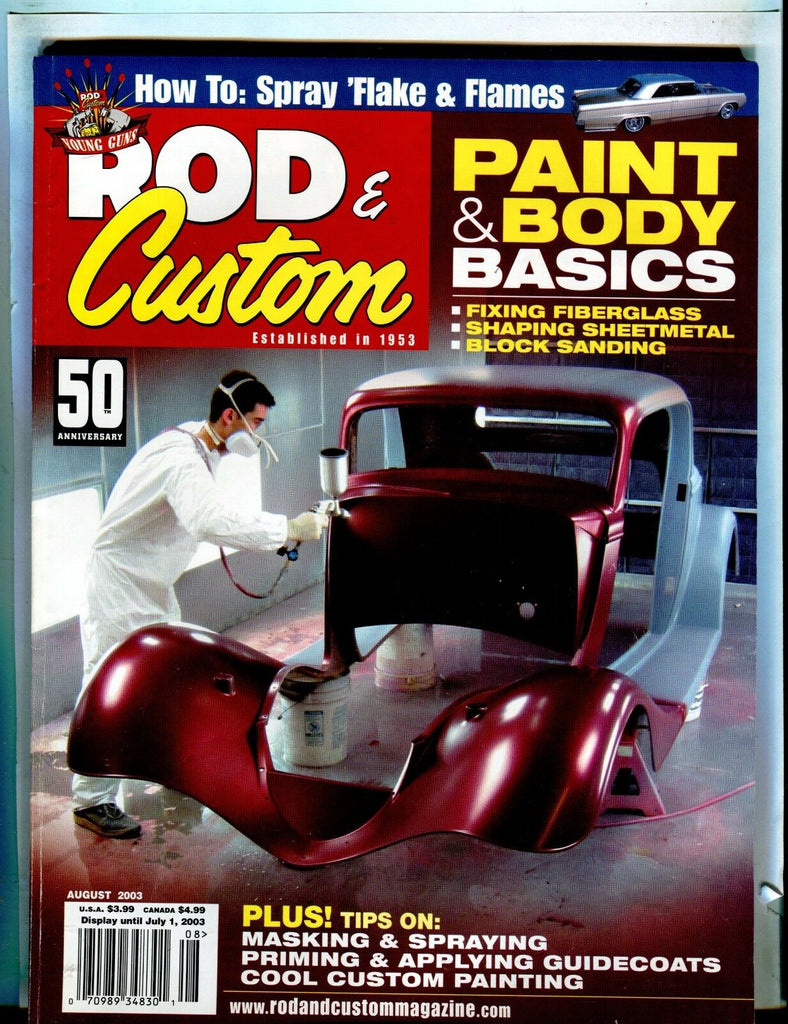 Rod & Custom Magazine August 2003 Paint & Body Basics EX 021917jhe