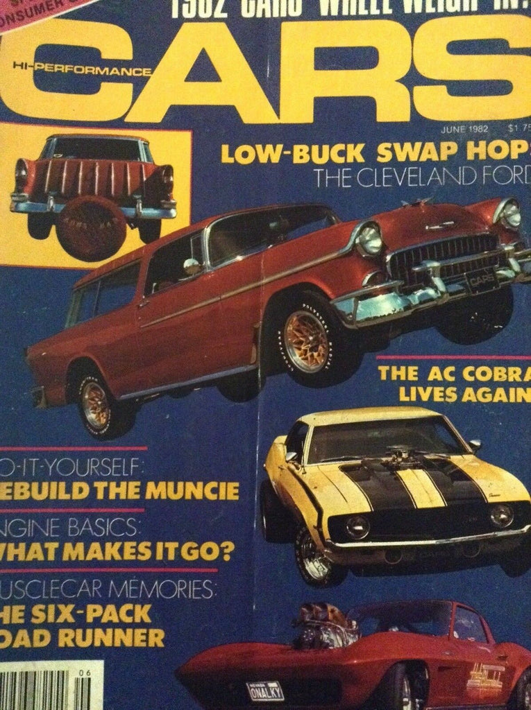 Hi-Peformance Cars magazine Low Buck Swap Hop AC Cobra June 1982 122918nonrh