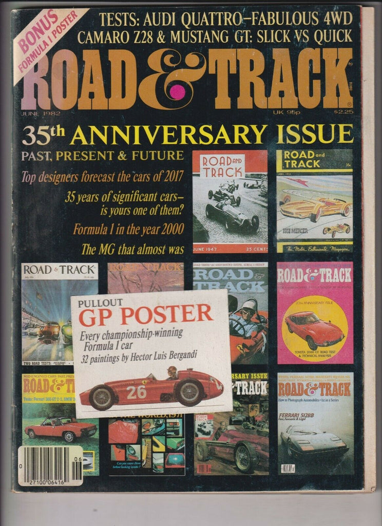 Road & Track Mag 35th Anniversary June 1982 121319nonr
