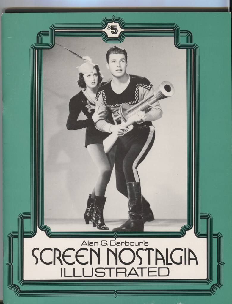 Alan G Barbour's Screen Nostalgia Illustrated #3 1975 RARE 062420DBE