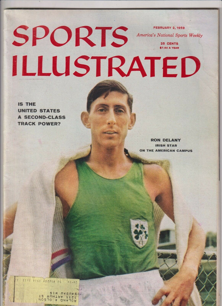 Sports Illustrated Ron Delany Track Power February 2, 1959 022620nonr