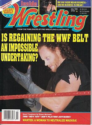 Inside Wrestling Magazine Undertaker Big Van Vader July 1992 030219nonr