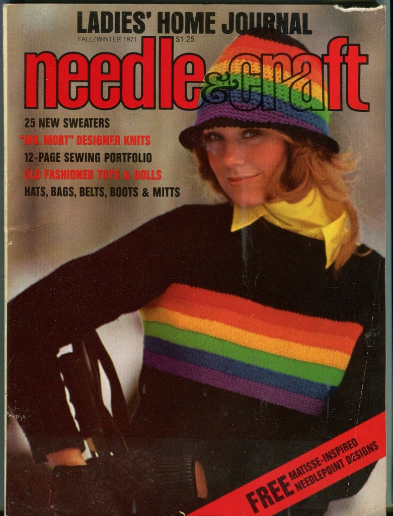 Ladies' Home Journal Needle & Craft Magazine Fall/Winter 1971 VG 050117nonjhe
