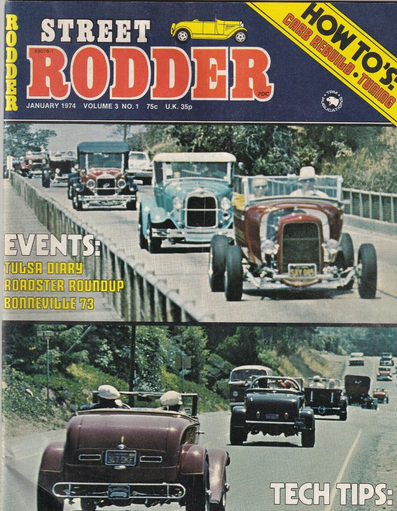 Street Rodder Mag Tulsa Diary Bonneville 73 Tech Tips Januar 1974 102119nonr