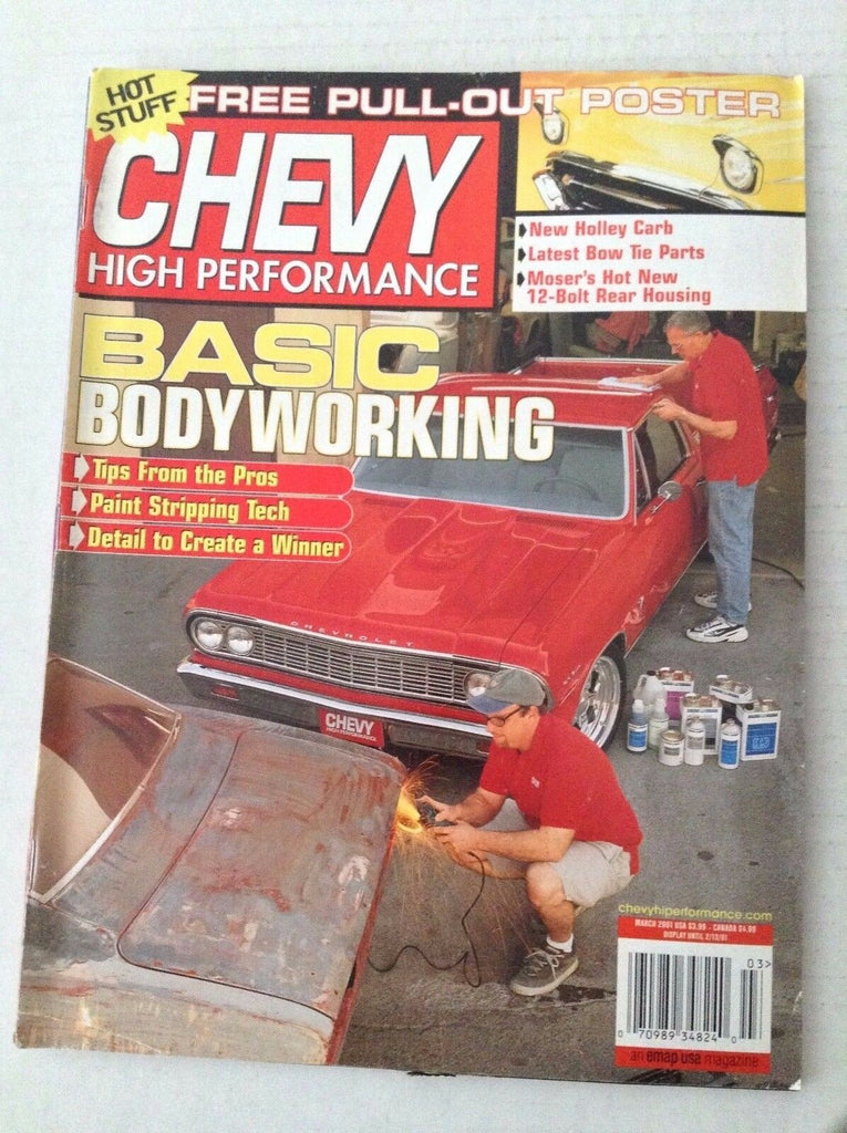 Chevy High Performance Magazine Basic Bodyworking March 2001 030317NONRH