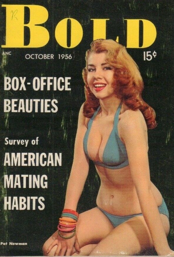 Bold Digest October 1956 Pat Newman Cheesecake Pin Up 091318AME