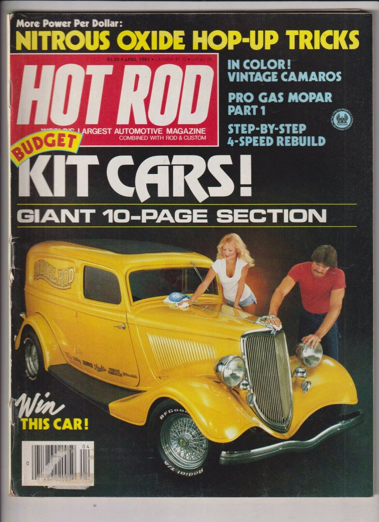 Hot Rod Mag Kit Cars & Hop Up Tricks April 1981 031620nonr