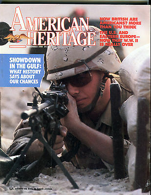American Heritage Magazine November 1990 Showdown In The Gulf EX 080616jhe