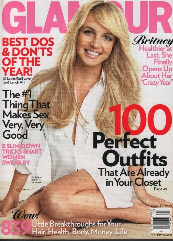 Glamour January 2009 Britney Spears 052918DBE