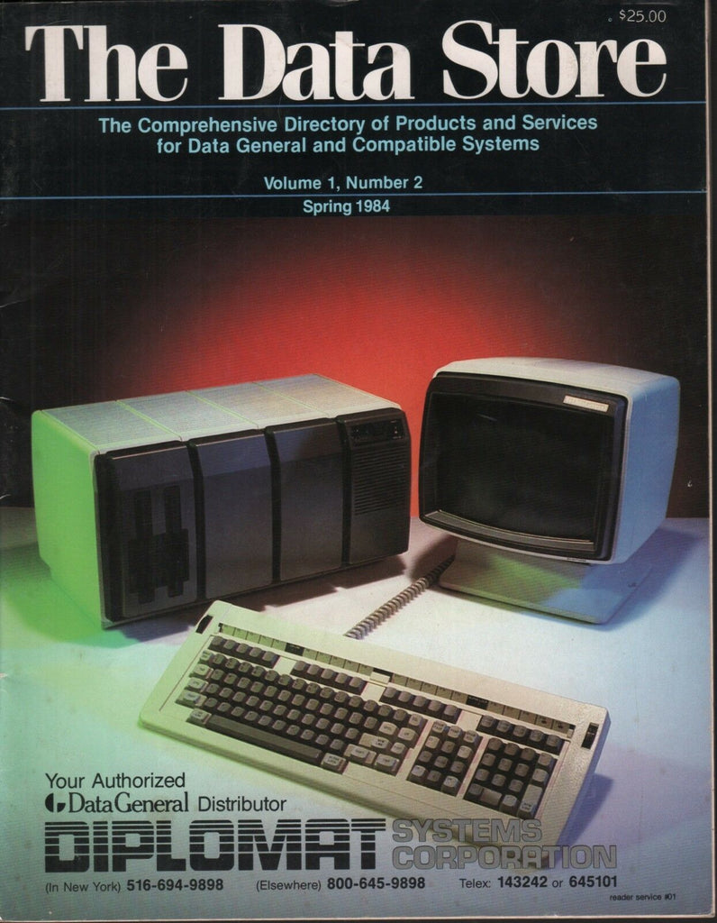 The Data Store Volume 1 No.2 Spring 1984 Ann Soto John V Moore 090318DBE2