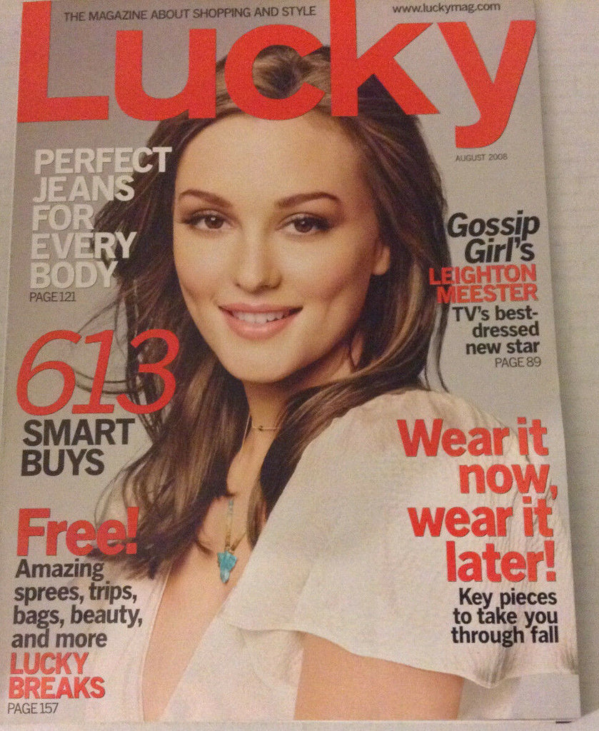 Lucky Magazine Leighton Meester Smart Buys August 2008 080917nonrh