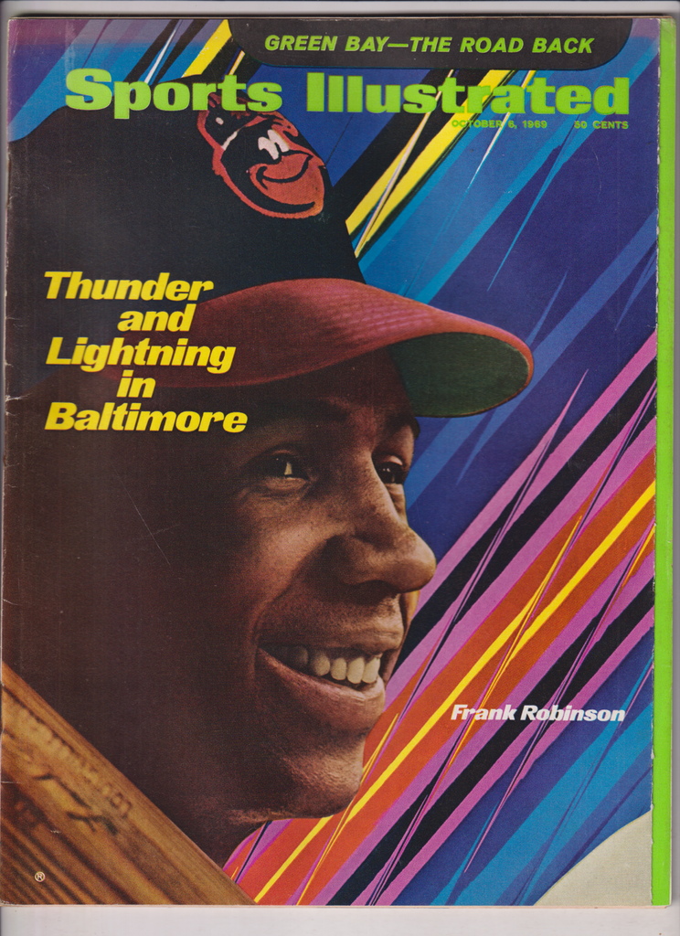 Sports Illustrated Mag Frank Robinson Green Bay October 6, 1969 013020nonr