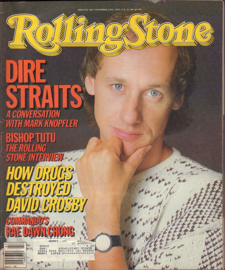 Rolling Stone November 21 1985 Dire Straits,Bishop TuTu w/ML 122116DBE2