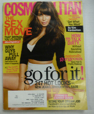 Cosmopolitan Magazine Kim Kardashian Sheryl Sandberg April 2013 051615R2
