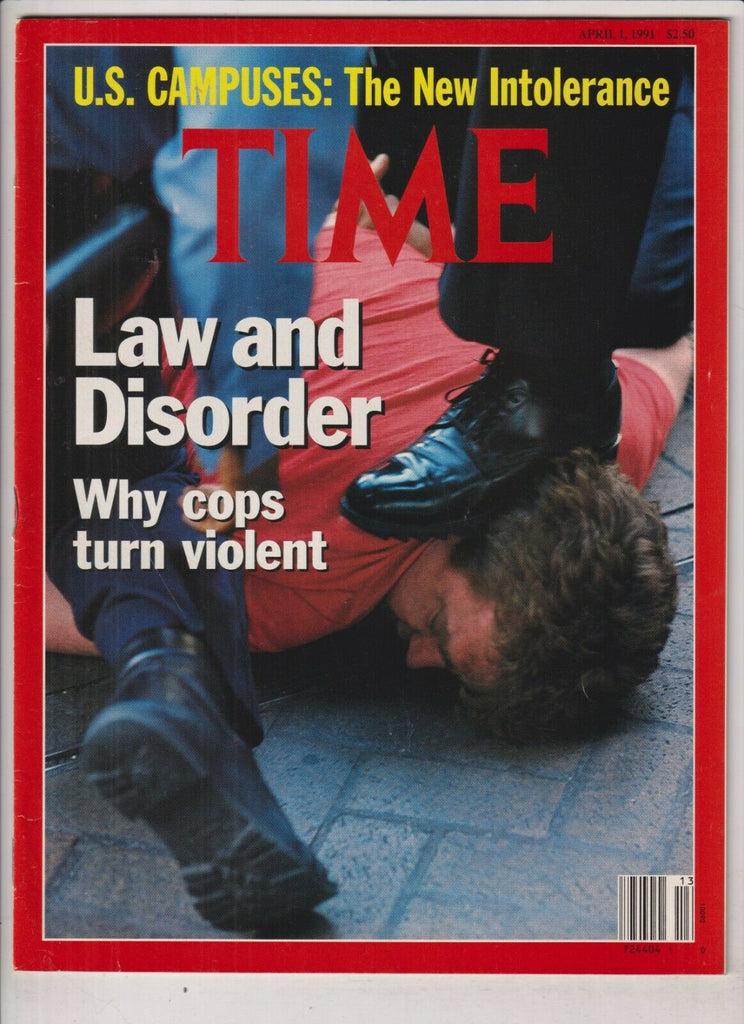 Time Magazine Why Cops Turn Violent April 1, 1991 040120nonrh