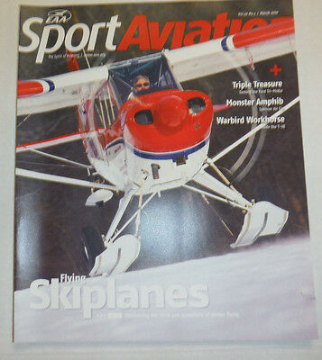 Sport Aviation Magazine Flying Skiplanes & Triple Treasure March 2010 012215R