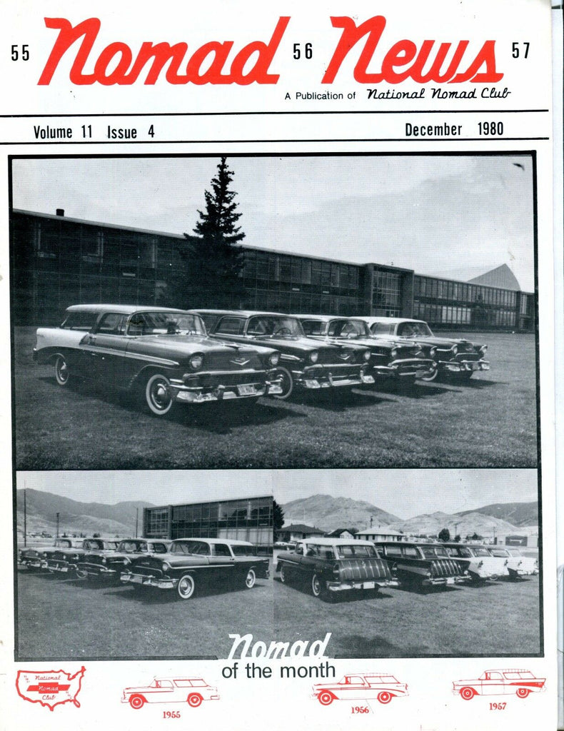 Nomad News Magazine January 1981 1956 Wagon Chevrolet EX 032217nonjhe