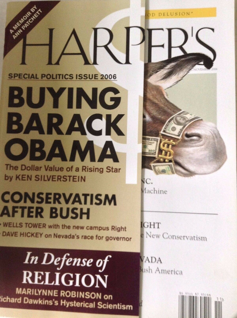 Harper's Magazine Buying Barack Obama November 2006 082317nonrh2