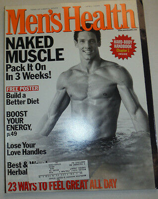Men's Health Magazine Naked Muscle & Better Diets April 1999 030515R
