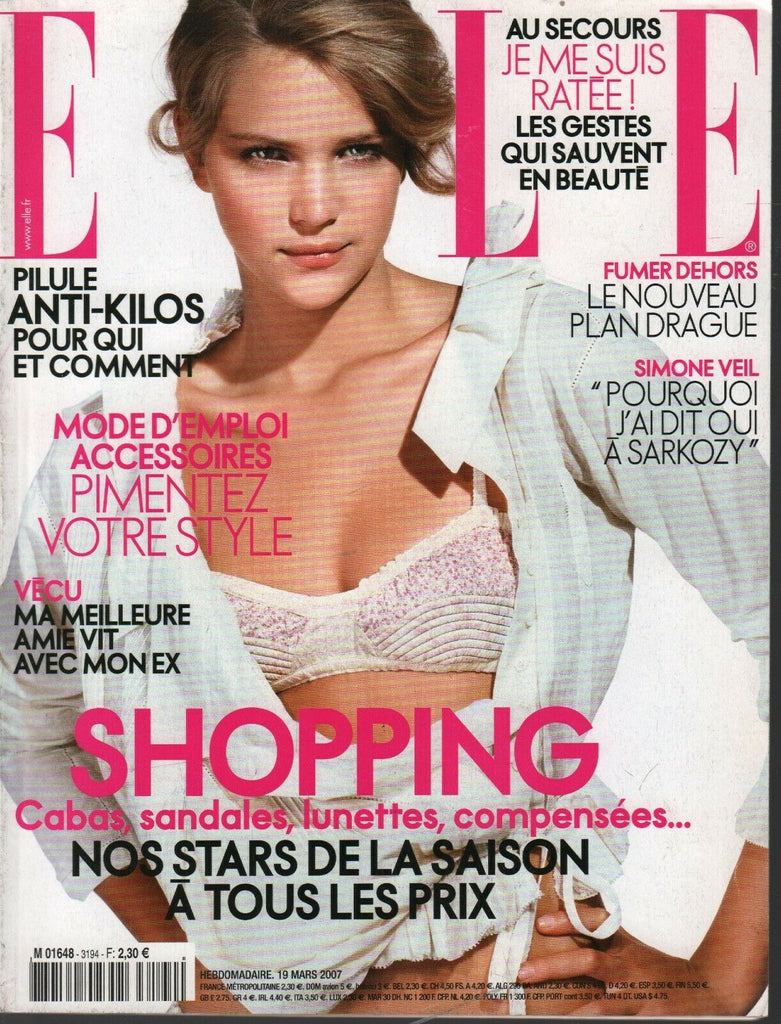 Elle French Fashion March 19 2007 Simone Veil Sienna Miller 091120ame2