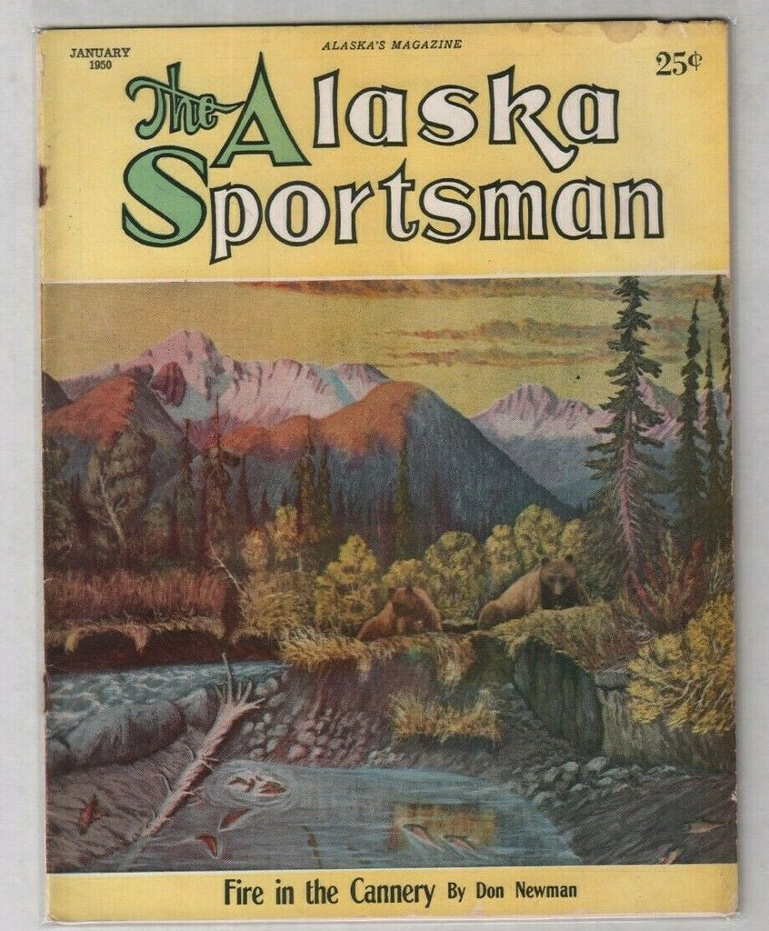 The Alaska Sportsman Fire In The Cannery January 1950 012120nonr