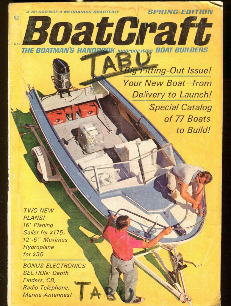 Boat Craft Magazine Spring 1974 Planning Sailer ACC No ML 022517nonjhe
