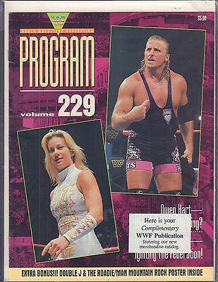 WWF Program Vol.229 Owen Hart VG 050416DBE
