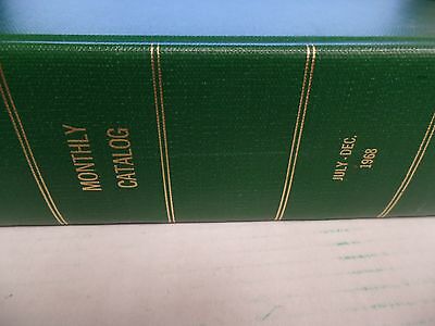 United States Government Publications July-Dec 1968 Bound Ex-FAA Book 032916ame2