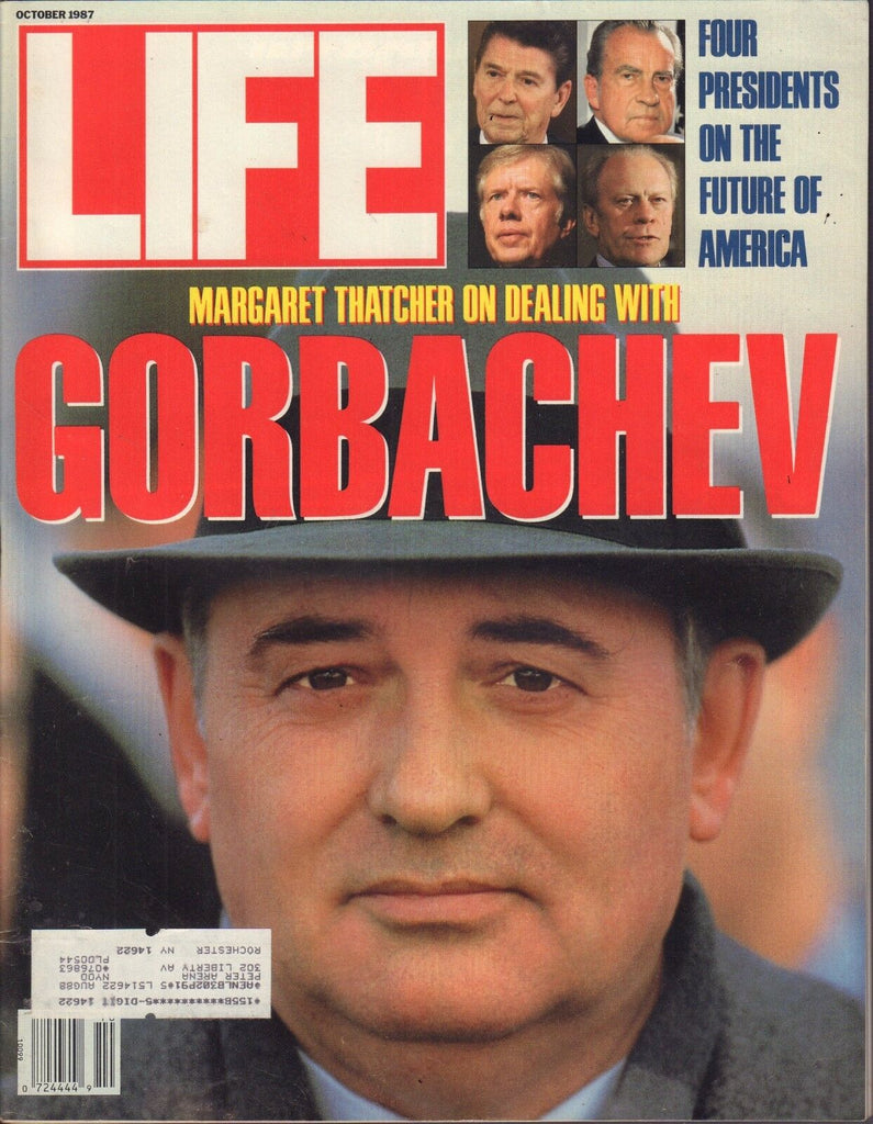 Life October 1987 Margaret Thatcher, Gorbachev w/ML VG 102116DBE