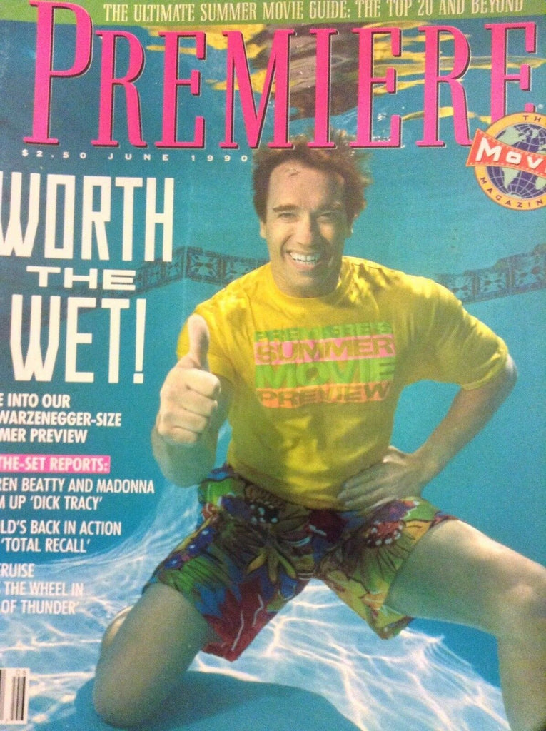 Premiere Magazine Arnold Schwarzenegger June 1990 122717nonrh