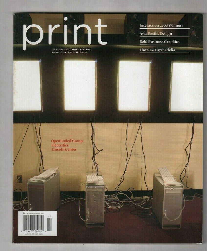 Print Design Culture Mag Interaction 2006 Winners Sept/Oct 2006 030720nonr