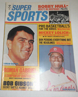 Super Sports Magazine Mickey Lolich & Roman Gabriel March 1969 NO ML 072814R