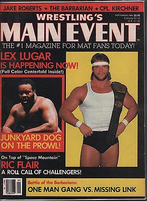 Wrestling's Main Event September 1986 Lex Lugar Complete EX 120915DBE