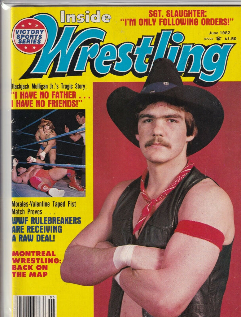Inside Wrestling Blackjack Mulligan Greg Valentine June 1982 062219nonr