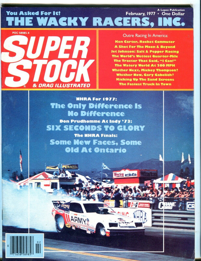 Super Stock & Drag Illustrated Magazine February 1977 EX No ML 051817nonjhe