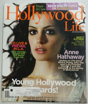 Hollywood Life Magazine Anna Hathaway & Brett Ratner July/August 2006 051215R