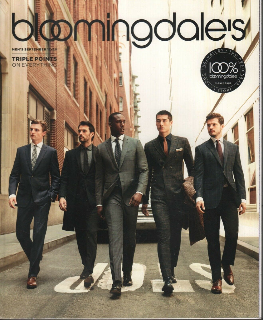 Bloomingdales Mens September 12-20 2015 Triple Points Catalog 111518DBE