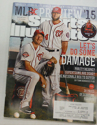 Sports Illustrated Magazine Bryce Harper Ace Max Scherzer March 2015 060315R