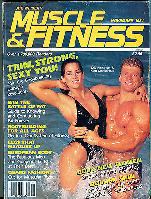 Muscle & Fitness Magazine November 1984 Matt Mendenhall EX 071416jhe