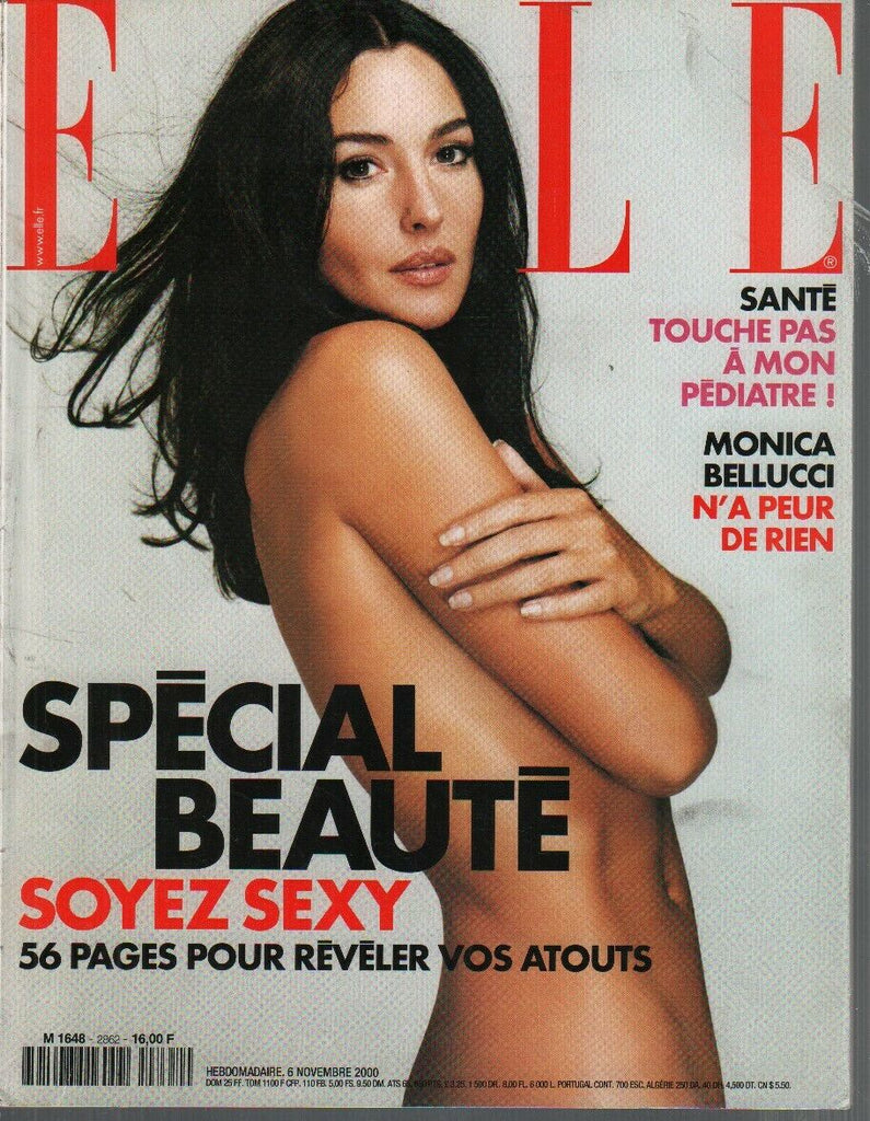 Elle French Magazine 6 Novembre 2000 November Monica Bellucci 090919AME