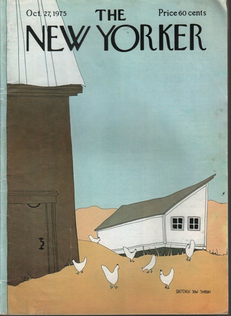 The New Yorker October 27 1975 Gretchen Dow Simpson Cover 121819AME