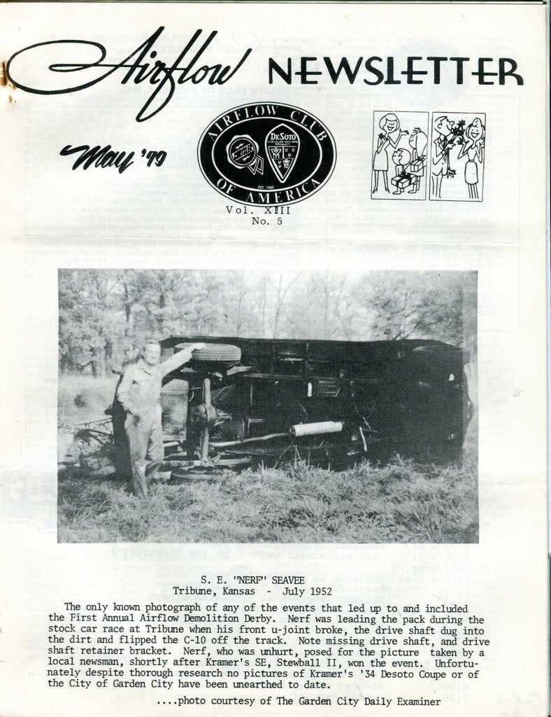 Airflow Newsletter May 1979 Nerf Seavee EX No ML 031017nonjhe