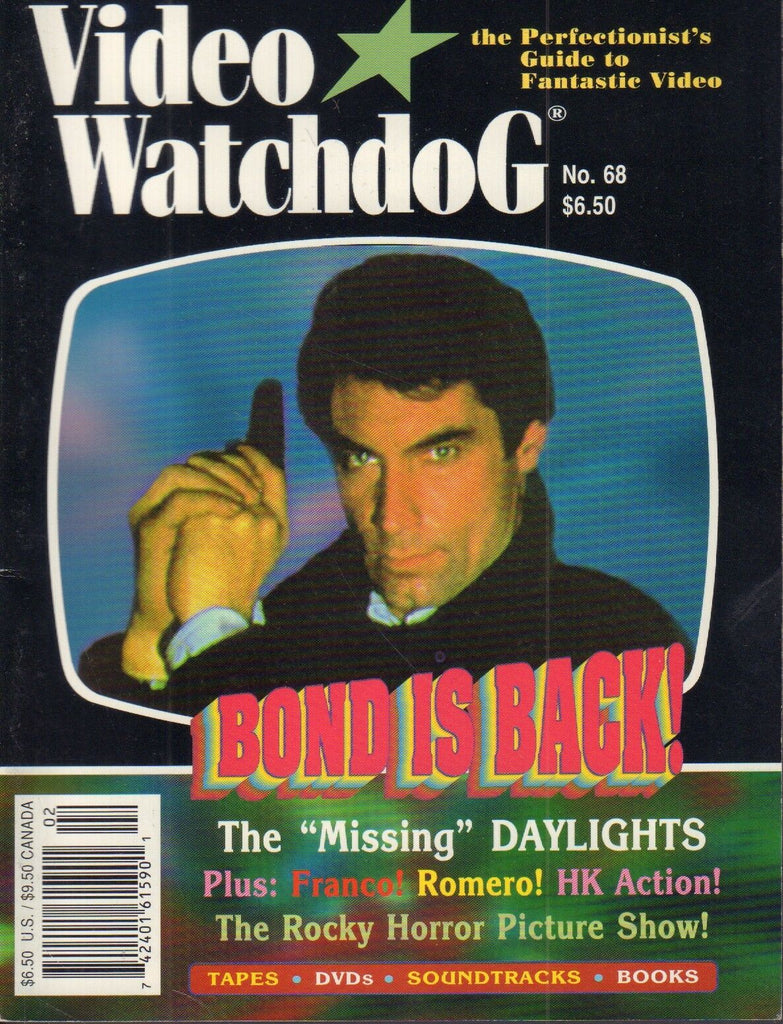 Video Watchdog no.68 Roger Moore James Bond 007 021318DBE